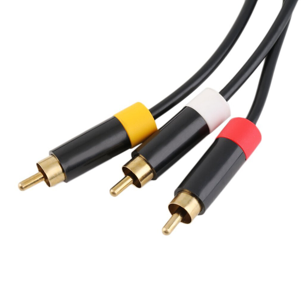 New 1.8M Audio Video Av Rca Video Composite Cable Cord For Xbox 360 E Gamepad 5063131637199