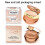 Nature Full Coverage Face Powder Long Lasting Waterproof New Make Up Foundation Powder Tools Double-layer Powder 6