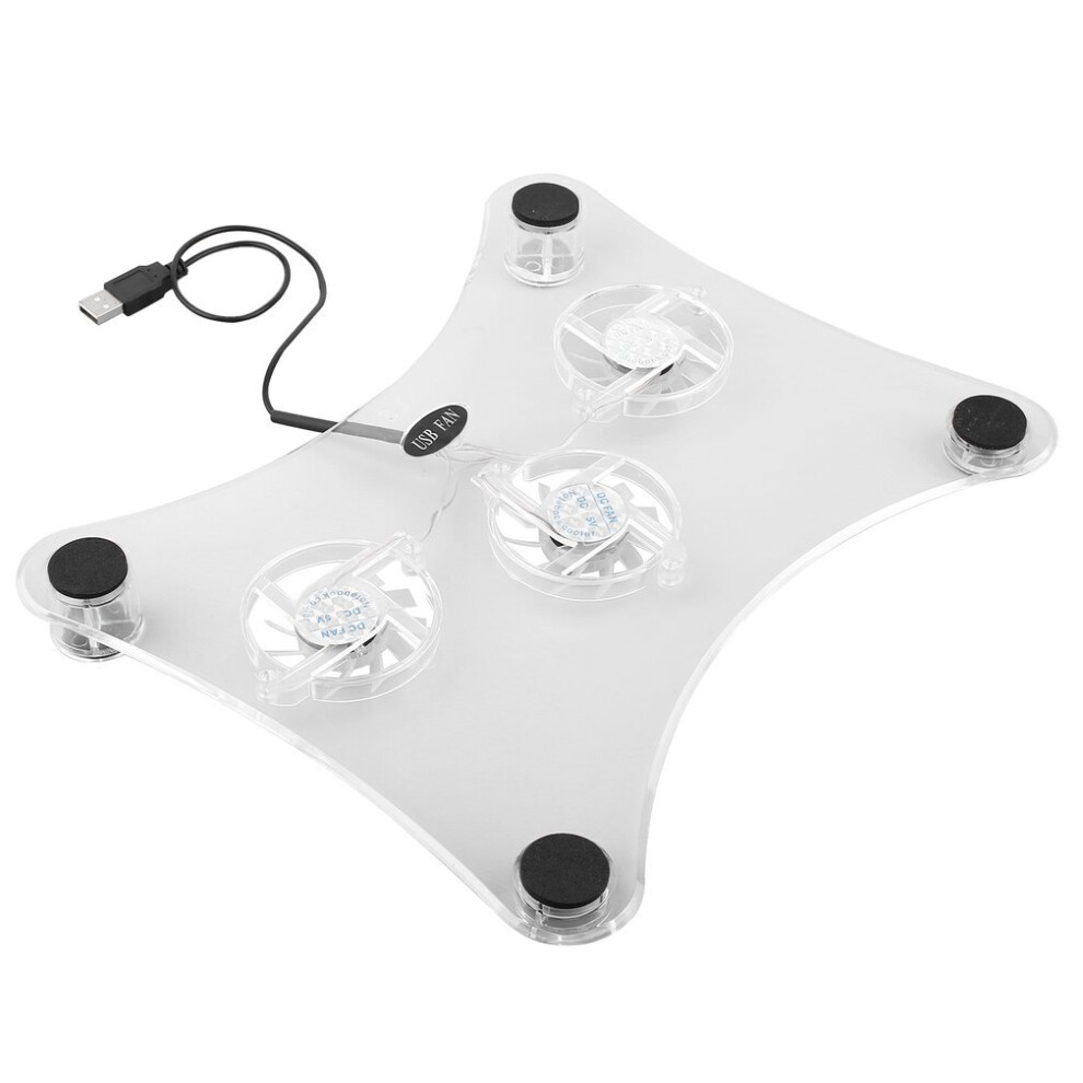 Usb Notebook Laptop Cooler Cooling Pad Heatsink 3 Fan Cool For Computer Pc 5063131593297
