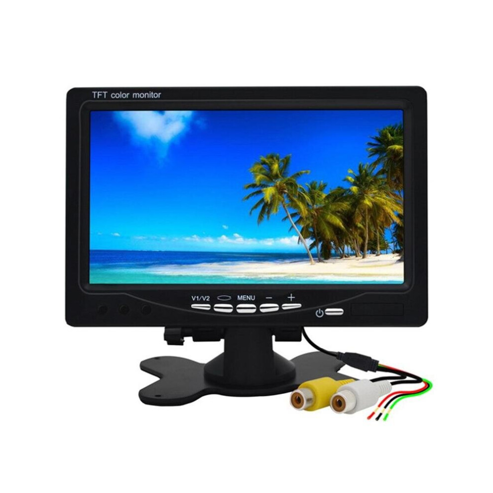 7 Inch Car Headrest Display Monitor Rear View Display And Wifi Rearview Reverse Backup Camera Car Tv Display 5063131577037