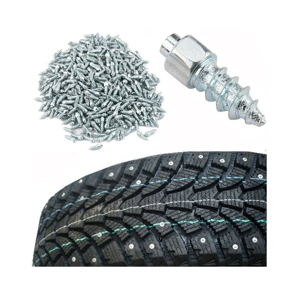 Universal Car Tire Studs Anti-Slip Screws Nails Auto Motorcycle Bike Truck Off-Road Tyre Anti-Ice Spikes Snow Sole Tire Cleats 5063131478792