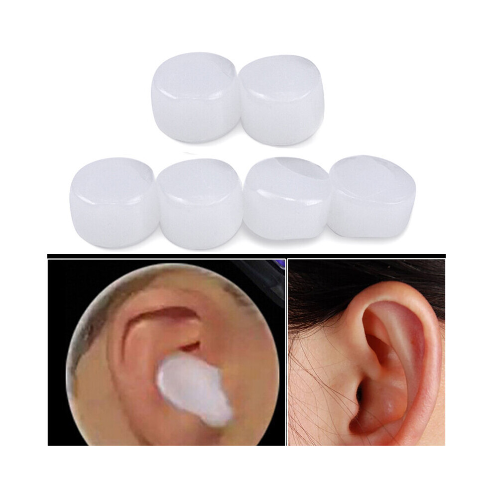 6Pcs Silicone Ear Plugs Sleep Anti-Noise Snoring Earplugs Noise Cancelling For Sleeping Noise Reduction Protect Hearing Travel 5063131339383