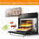 Home Baking Embedded Microwave Oven Kitchen  Steaming Cubic Electric Intelligent Control Steaming Oven 3