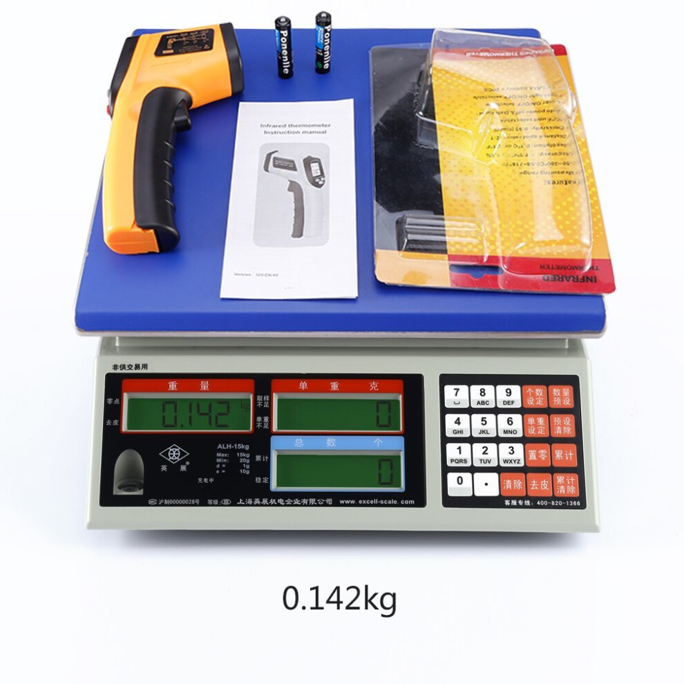 Non-Contact Lcd Display Ir Laser Infrared Digital Temperature Thermometer 5063131608175