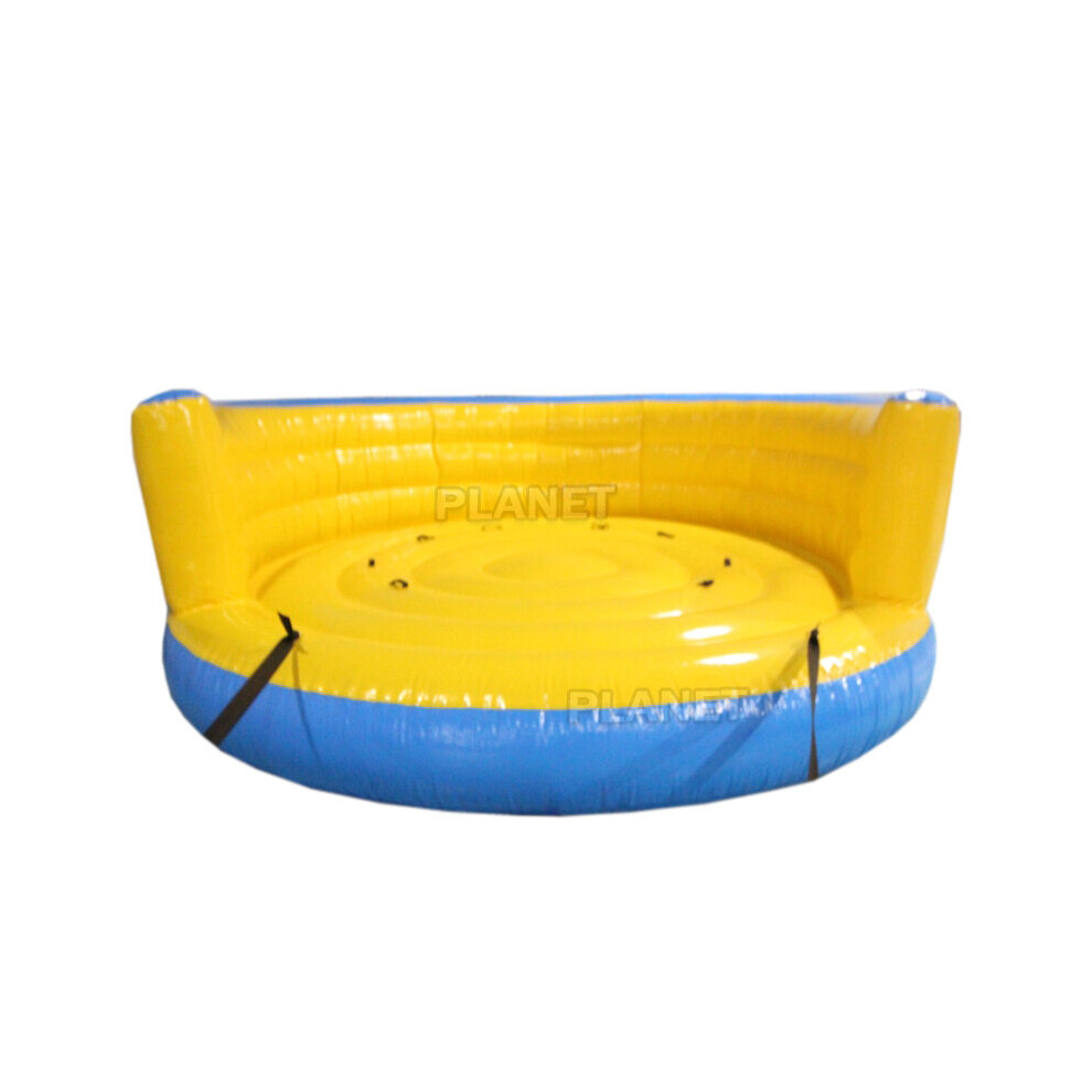 High Quality 4M Dia Inflatable Crazy UFO Flying Fish Towable Boat Tube Inflatable Water UFO For Lake