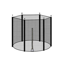 High Quality Jump Trampoline Protective Net Anti-fall Jumping Pad Safety Net Protection Guard Home Children Indoor Outdoor