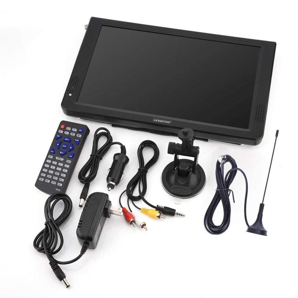 Televizyon Leadstar 12'' Digital Television Atsc Portable Tv 1080P Hd Video Player For Home Car Tv 12Inch Monitor 110-220V 5063131577099