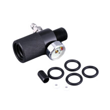 PCP AIRFORCE Pressure Tester Cylinder Adapter Extended Valve Adaptor For Paintball Air Tank M18x1.5 Thread