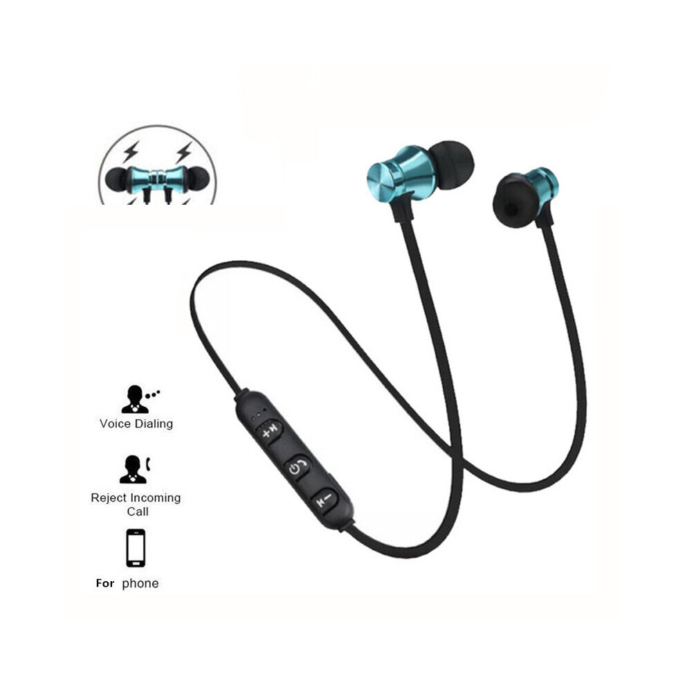 Sports Magnet Stereo Bluetooth Earphone With Hd Mic Wireless Sport Headset Earbuds For Android Ios 5063131392630