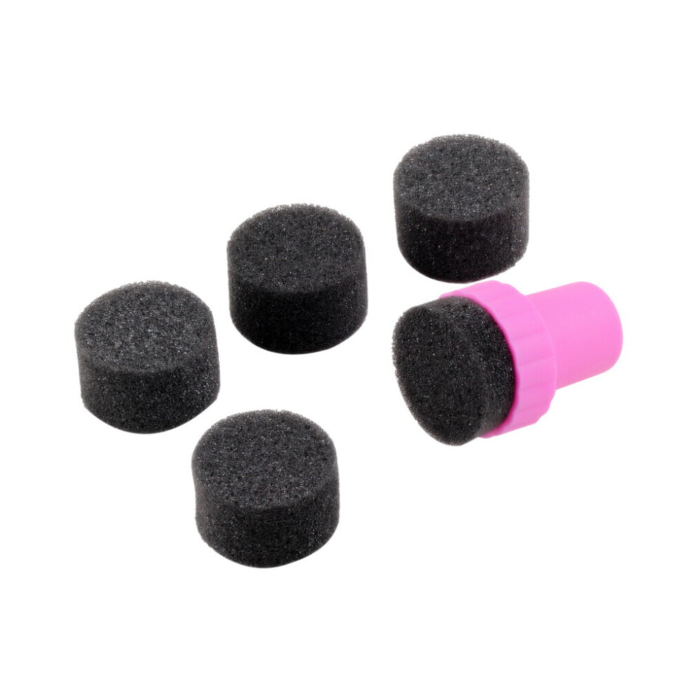 Wejoy Nail Art Sponge Stamp Stamping Polish Template Transfer Diy Design Kit Deco