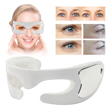 3D LED Light Therapy Eyes Mask Massager Heating SPA Vibration LED Face Mask Eye Bag Wrinkle Removal Fatigue Relief Beauty Device