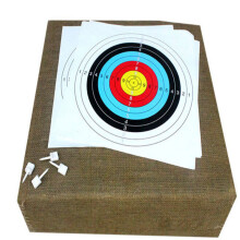 5PCS 40 * 40cm target paper darts target paper full ring practice target paper archery equipment