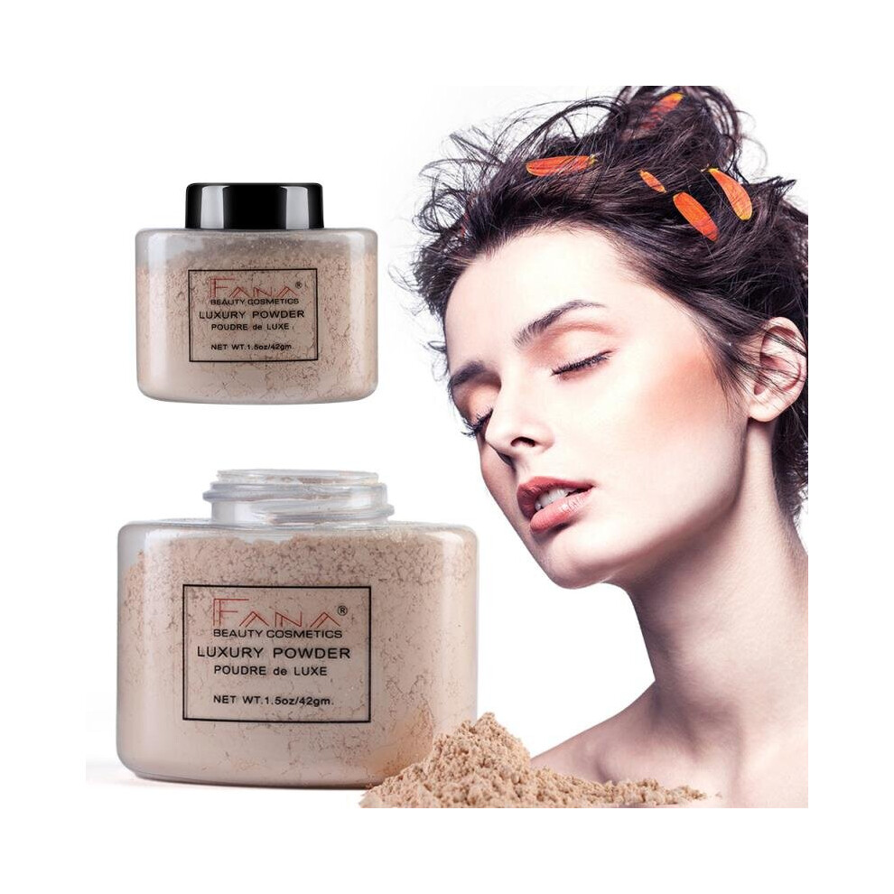 Wejoy Banana Powder Smooth Loose Oil Control Face Powder Makeup Concealer Beauty Highlighter Mineral Powder Transparent Foundation