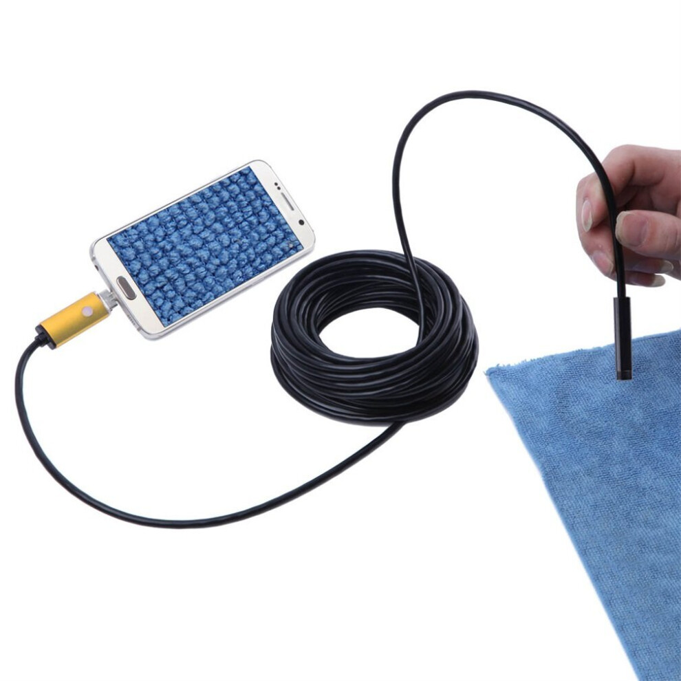 10M 7Mm 6 Led Android Endoscope Usb Waterproof Borescope Inspection Camera 5063131637311