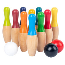 Indoor Children Wood Bowling Sports Toys Parent-child Interactive Games Outdoor Sport Game Toy Wooden Long Handle Toys