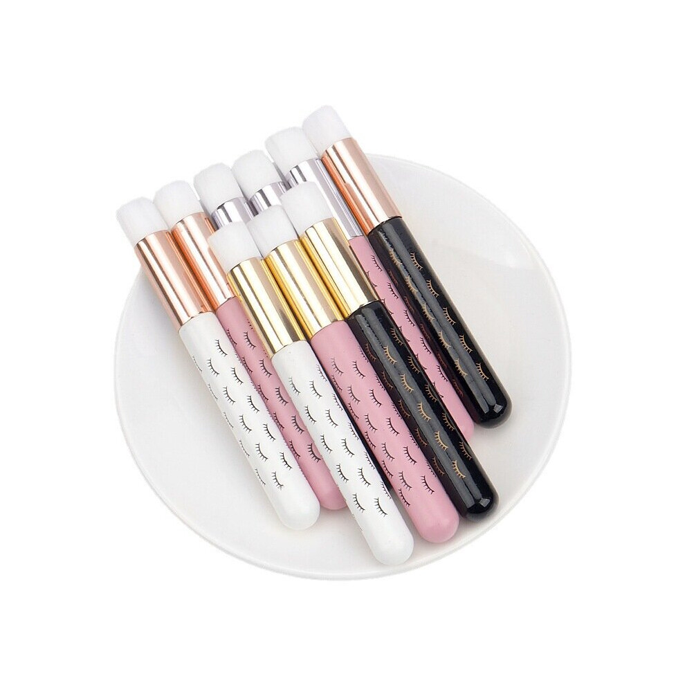 Wejoy Pink/White/Black Lash Shampoo Brushes Eyelash Extension Nose Cleaning Brush Blackhead Remover Cosmetic Lash Cleanser Deep Cleansing Tool