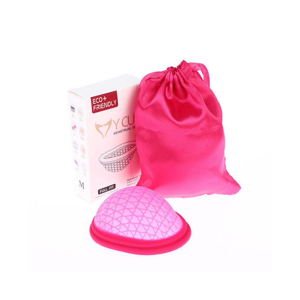 Wejoy Menstrual Reusable Disc Flat-Fit Design Menstrual Cup Extra-Thin Sterilizing Silicone Menstrual Disk Tampon/Pad Alternative