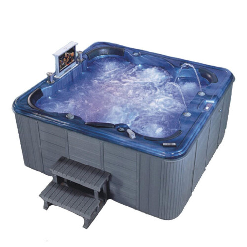 Acrylic Massage Function Swim Outdoor Swim Pool Spa with step 2