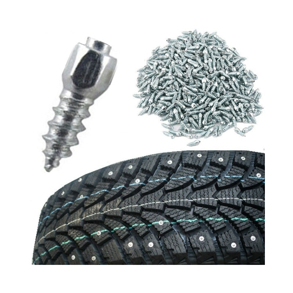 Car Tire Studs Anti-Slip Screws Nails Auto Motorcycle Bike Truck Off-Road Tyre Anti-Ice Spikes Snow Shoes Sole Cleats 5063131478785
