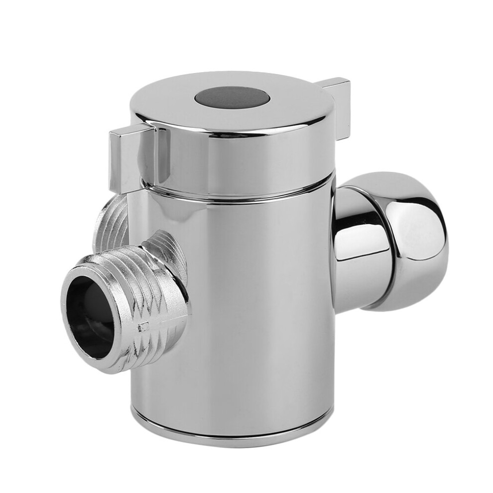 Shower Type Chrome Three Way T-Adapter Water Valve Diverter Water Separator 5063131588958