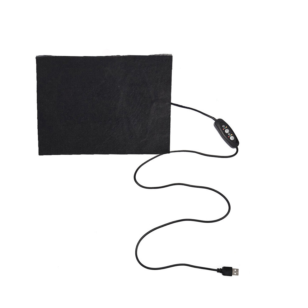 Wejoy 1Pc Carbon Fibre Usb Temperature Control Warmer Heating Pad 3 Gear Diy Thermal