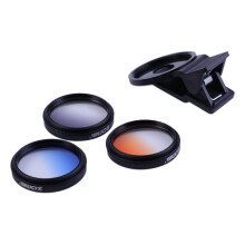 37MM MATEM2 4 In 1 Universal Mobile Phone Filter Lens+Lens Clip Set For Iphone