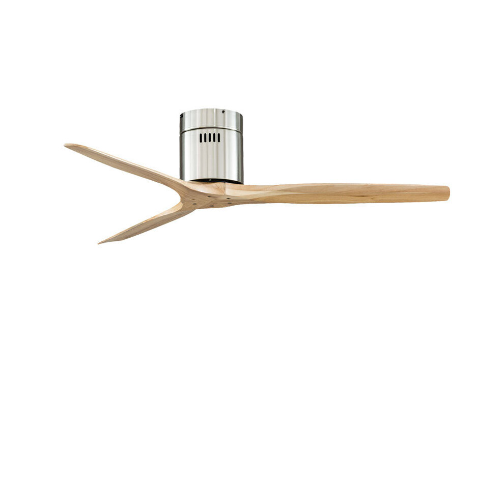 Wood Fans Only Cieling Fan No Light DC Motor Reverse Blades High Quality Design Home Fans Remote Control Black White 85V-240V-image-OPC-PBNWZGT-NEW