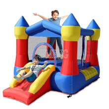 Inflatable Castle Jumping Bouncer House Inflatable Trampoline With Slide For Kids
