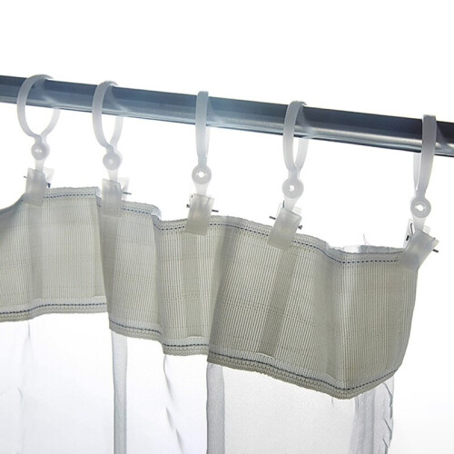 10pcs Curtain Clips Window Shower Curtain Rod Clip Rings Plastic Vintage  Drapes Ring Hook Removable Clamps for Roman Rods on OnBuy