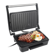 Panini Maker Nonstick Pan Sandwich Maker Electric Grill Steak Machine Household Stainless Steel Barbecue Machine 850W