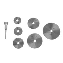 7pcs/set High Speed Steel HSS Circular Saw Blade Rotary Tool For Wood Cutting