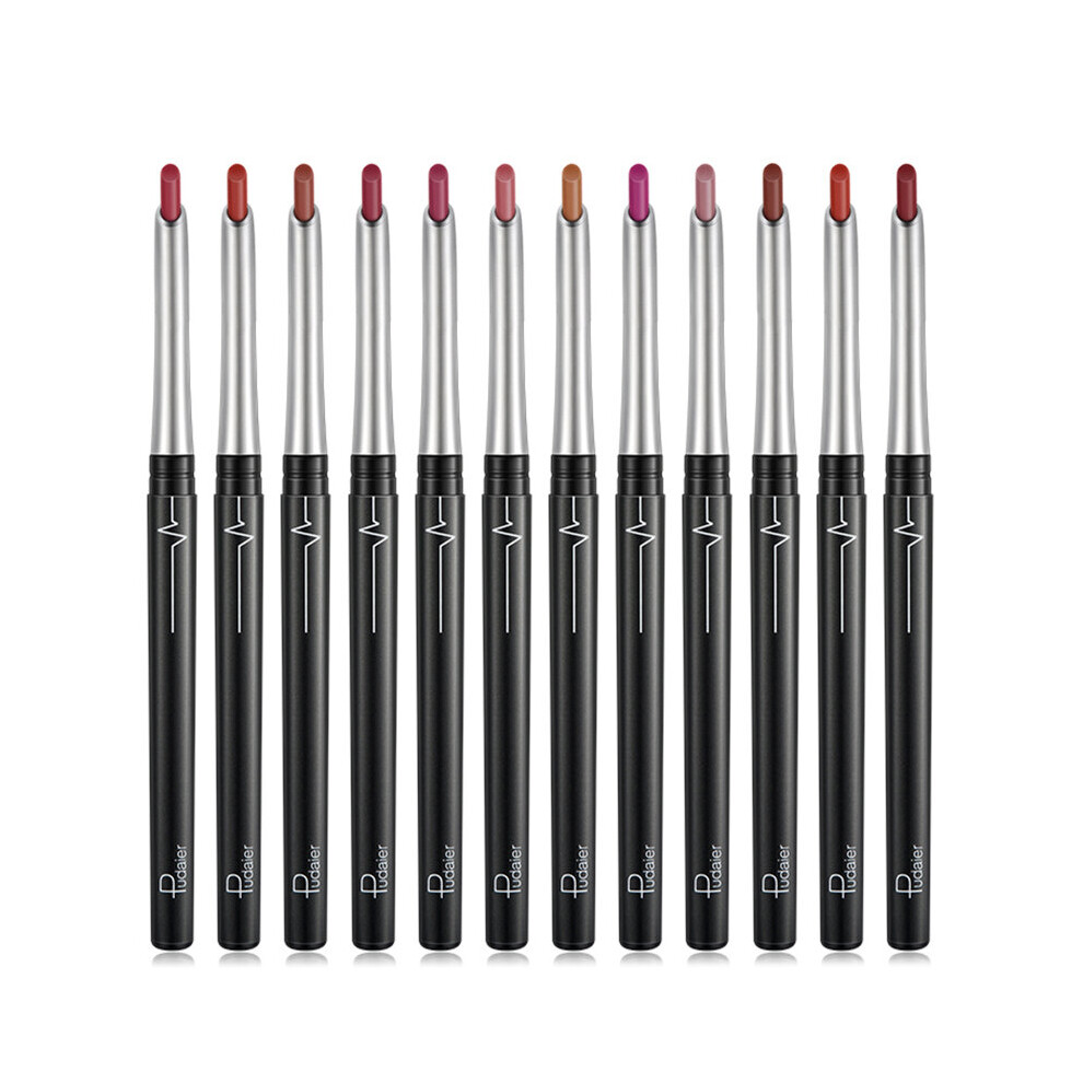 Wejoy 1Pc Matte Lip Liner Pen Waterproof Easy Color Smoothing Long Lasting Moisturizing Lip Liner Pencil Makeup Cosmetics Beauty Tslm1