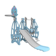 Kids Household Combined Slide Basket Toys Amusement Baby Play Swing Set Toddler Plastic Slide Toys Hall Swing Toy