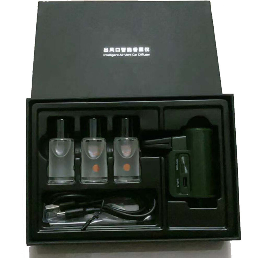 Electric Auto Air Diffuser Aroma Car Air Vent Humidifier Mist Wood Oil Aromatherapy Car Air Freshener Perfume Fragrance Grain 5063131439816