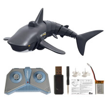 Funny RC Shark Toy Remote Control Animals Robots Bath Tub Pool Electric Toys for Kids Boy Cool Stuff Sharks Submarine Gift