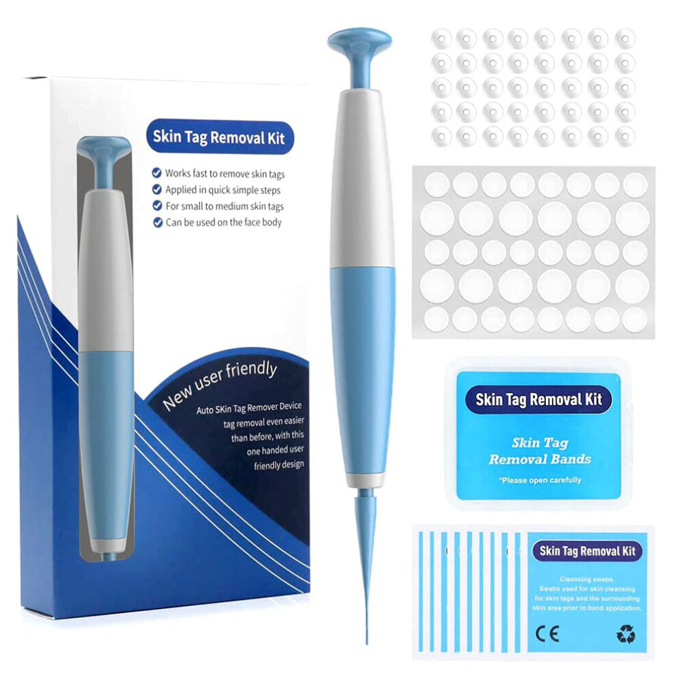 Wejoy Lescolton Auto Skin Tag Remover Painless Mole Wart Remover Skin Tag Removal Kit With Cleansing Swabs Facial Beauty Tool Home Use