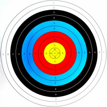 10pcs Archery Target Paper Face 40x40cm For Arrow Bow Practice Shooting Training Outdoor Sports Aim Stickers Shot Accessories