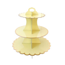 Cardboard Cupcake Stand Disposable Dessert Tower for Pastry Serving Platter Food Display Decoration Birthday Cake Dropship