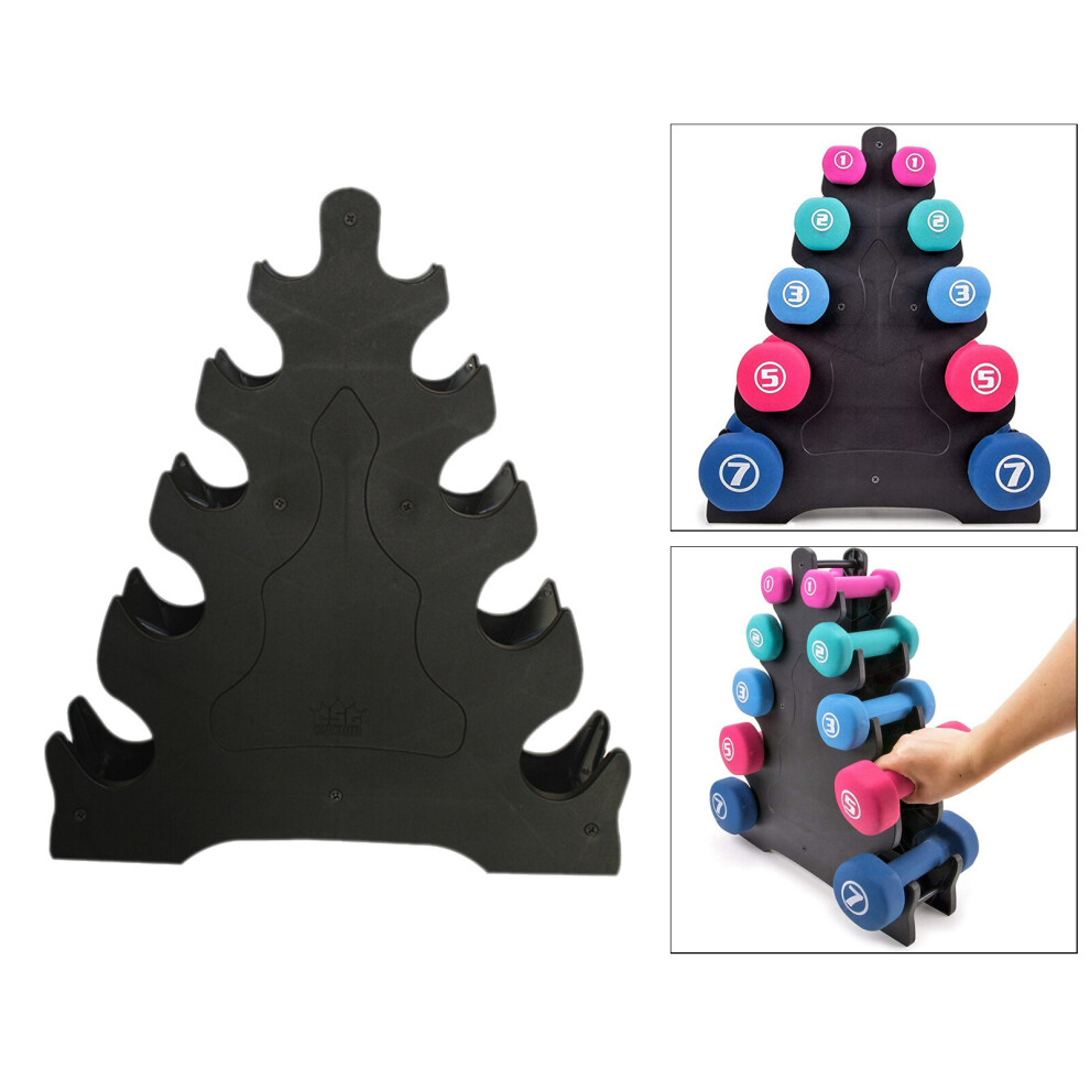 5-Tier Dumbbell Storage Rack Stand Multi-layer Hand-Held Dumbbell Storage Rack Home Office Gym Dumbell Weight Rack