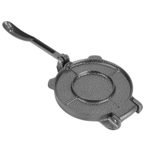 6.5in Tortilla Press Maker Cast Tortillas Dough Pressing Tools Kitchen Supplies Gray Press Flat Base Bakeware Tool 2