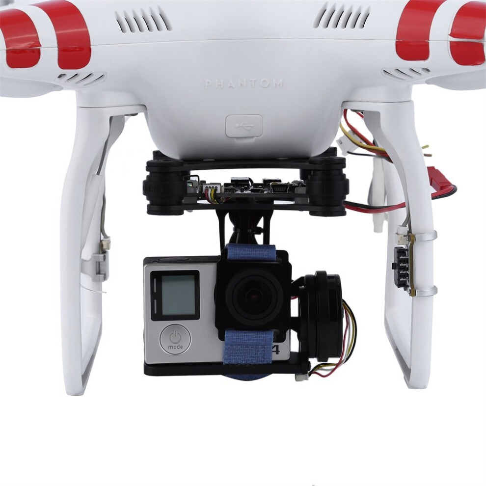 Fpv 2 Axle Brushless Gimbal With Controller For Dji Phantom Gopro 3 4 Black 5063131606300