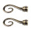 2pcs Assorted Decorative Window Curtain Pole End Drape Rod End Finals Head Treatment Accessories, Inner Dia. 22mm 6