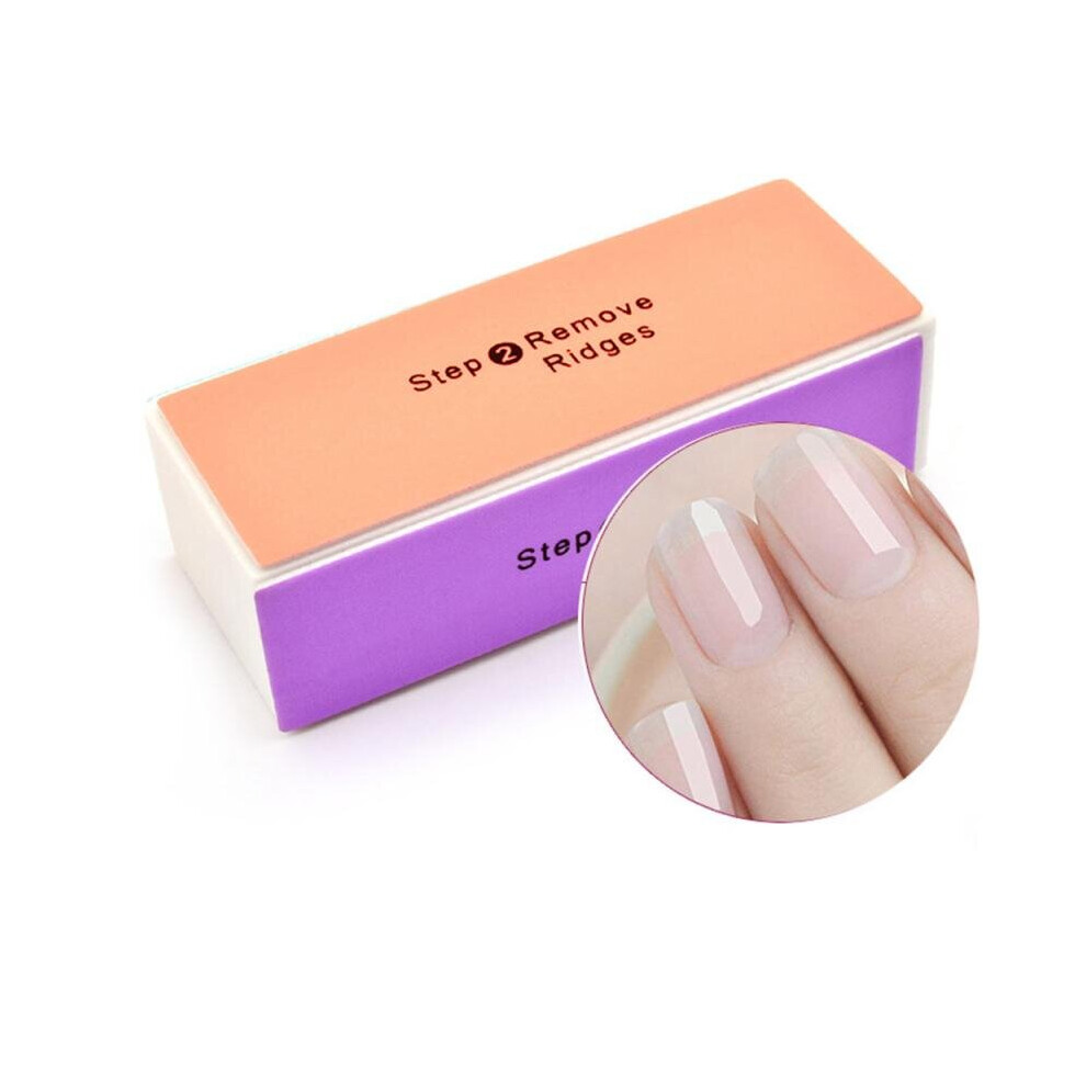 Wejoy 1Pcs 4-Steps Nail Buffer File Grinding Sanding Polishing Block Edicure Manicure Buffing Uv Gel Polish Nail Art Buffer Tools