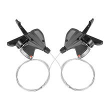 Bicycle Derailleur Parts for M370 Shifting Lever Set Left Right 3x9 27 Speed Bike Folding Shifter MTB Shift Accessories SL-M370