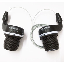microshift 24S Twist Grip Gear Shifters Trip 3X6/7/8 Speed Twist Shifter Bicycle Bike Shifter Derailleur Compatible for Shimano