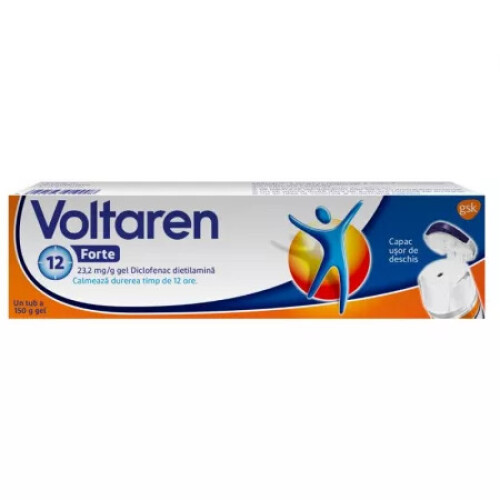 Voltaren Forte, 23.2mg/g gel, 150 g, nonsteroidal anti-inflammatory on ...