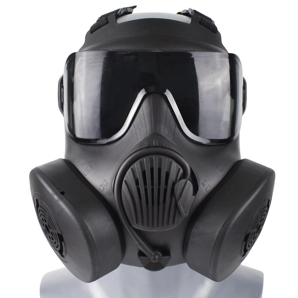 Protective Tactical Respirator Mask Full Face Gas Mask For Military Airsoft Shooting Hunting Riding Cs Game Cosplay Protection 5063131557442
