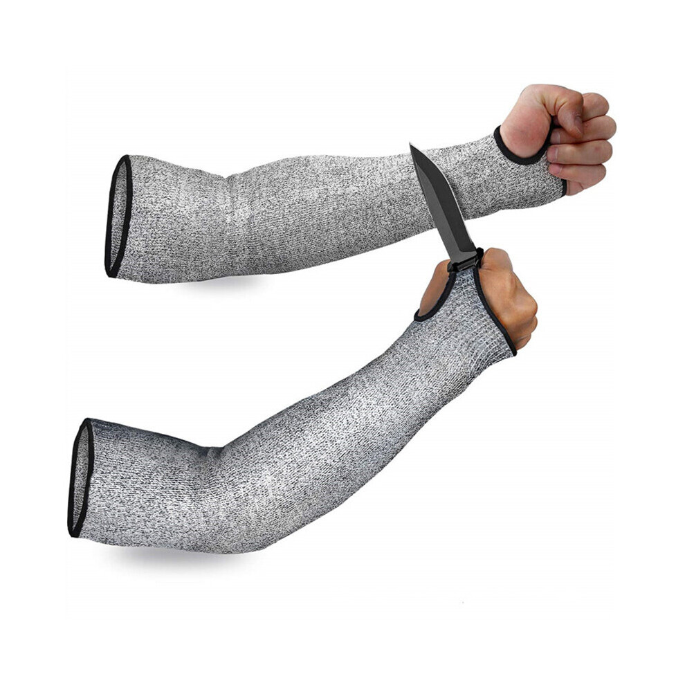 1-2Pcs Level 5 Hppe Outdoor Work Safety Arm Guard Sleeve Anti-Cut Welding Protect Heavy Duty Gloves Resistant Fire Welders Cover 5063131580815