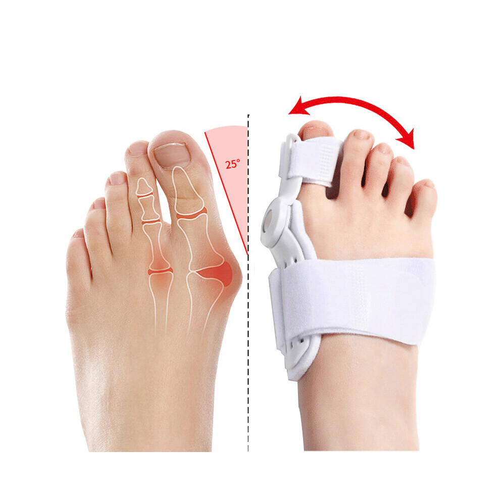 Wejoy 2Pcs Hallux Valgus Corrector Bunions For Toes Corrector Foot Finger Separator Toe Separator Foot Care Haluksy Bunion Corrector