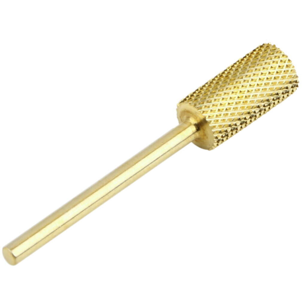 Wejoy Golden Electric Durable Cylinder Carbide File Drill Bit For Nail Art Manicure Diy